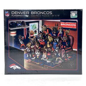 Denver Broncos 500-Piece Puzzle Purebred Fans 24" X 18" NFL Licensed Collectible
